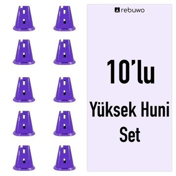 Rebuwo 10 Adet Yüksek Antrenman Huni Seti