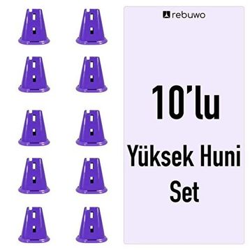 Rebuwo 10 Adet Yüksek Antrenman Huni Seti