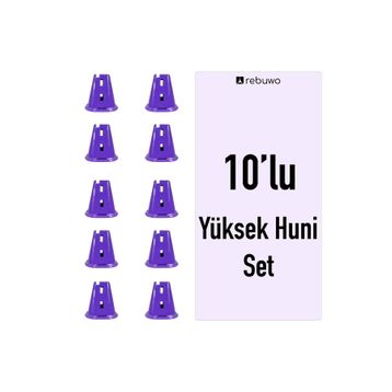 Rebuwo 10 Adet Yüksek Antrenman Huni Seti