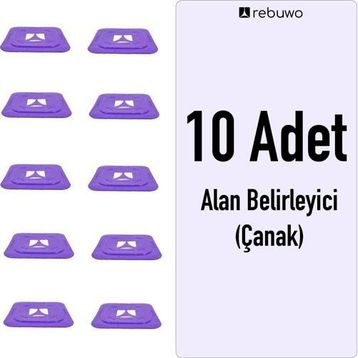 Rebuwo Alan Belirleyici 10 Adet Antrenman Çanağı
