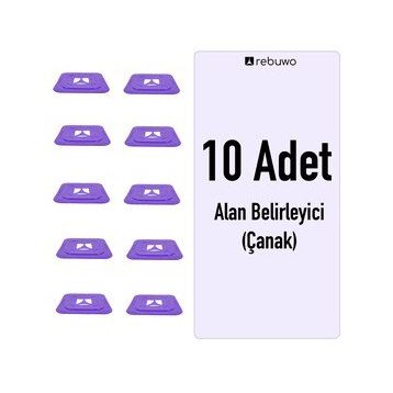 Rebuwo Alan Belirleyici 10 Adet Antrenman Çanağı