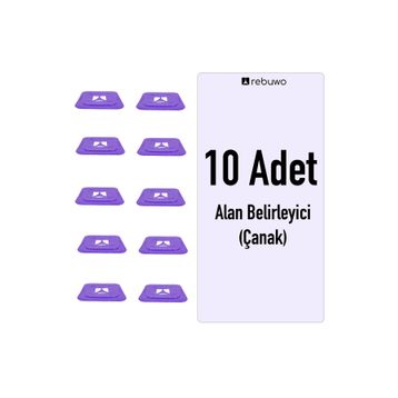 Rebuwo Alan Belirleyici 10 Adet Antrenman Çanağı