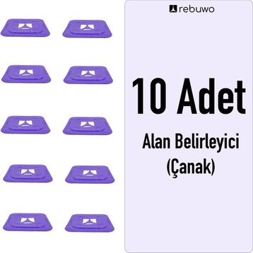 Rebuwo Alan Belirleyici 10 Adet Antrenman Çanağı