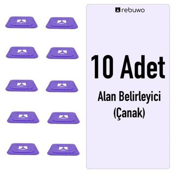Rebuwo Alan Belirleyici 10 Adet Antrenman Çanağı