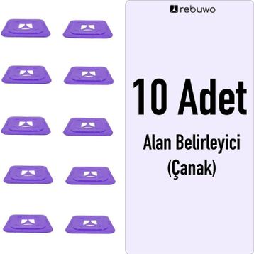 Rebuwo Alan Belirleyici 10 Adet Antrenman Çanağı