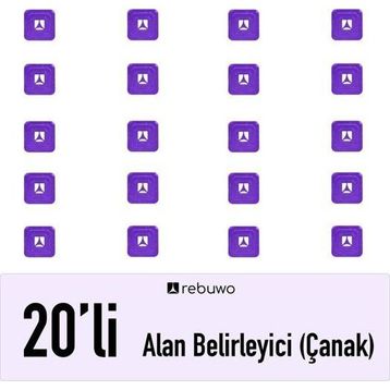 Rebuwo Alan Belirleyici 20 Adet Antrenman Çanağı