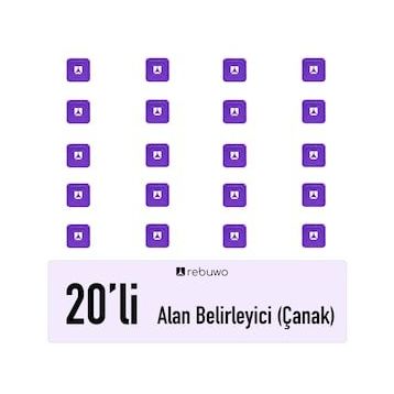 Rebuwo Alan Belirleyici 20 Adet Antrenman Çanağı