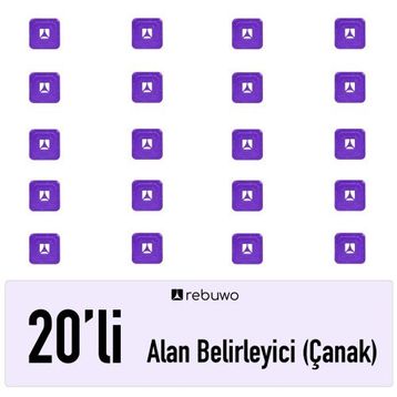 Rebuwo Alan Belirleyici 20 Adet Antrenman Çanağı