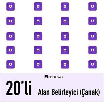 Rebuwo Alan Belirleyici 20 Adet Antrenman Çanağı
