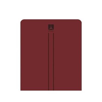 Rebuwo Çift Çizgi Tasarımlı 5 mm Kauçuk Bordo Yoga Pilates Mat