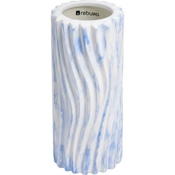Rebuwo Eva Beyaz Mavi Foam Roller