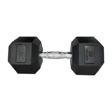 Rebuwo Kauçuk Kaplama Altıgen 17.5 kg Hex Dambıl
