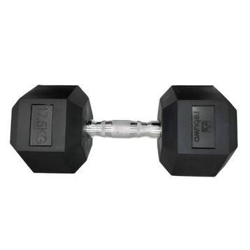 Rebuwo Kauçuk Kaplama Altıgen 17.5 kg Hex Dambıl