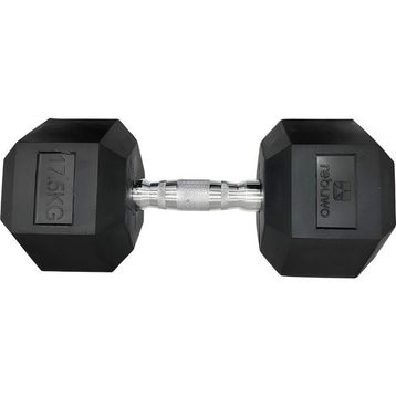 Rebuwo Kauçuk Kaplama Altıgen 17.5 kg Hex Dambıl