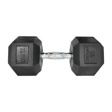 Rebuwo Kauçuk Kaplama Altıgen 22.5 kg Hex Dambıl