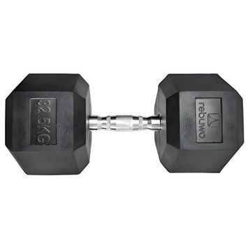 Rebuwo Kauçuk Kaplama Altıgen 32.5 kg Hex Dambıl