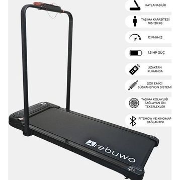 Rebuwo RW12 Bluetoothlu Uzaktan Kumandalı Katlanabilir Koşu Bandı