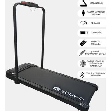 Rebuwo RW12 Bluetoothlu Uzaktan Kumandalı Katlanabilir Koşu Bandı