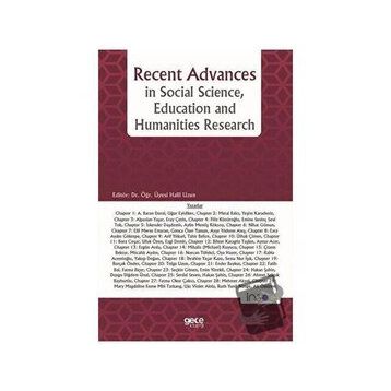 Recent Advances in Social Science Education and Humanities Research - A. Baran Dural