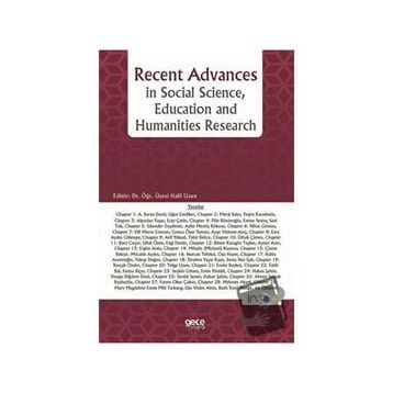 Recent Advances in Social Science Education and Humanities Research - A. Baran Dural