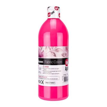 Red Apple 500 ml Pembe Neon Kumaş Boyası