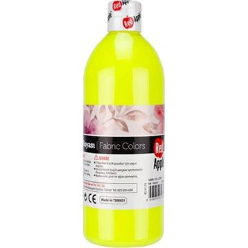 Red Apple 500 ml Sarı Neon Kumaş Boyası