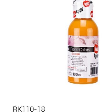 Red Apple 5783697 100 ml Turuncu Kumaş Boyası
