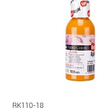 Red Apple 5783697 100 ml Turuncu Kumaş Boyası