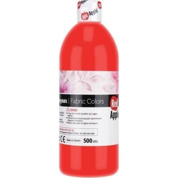 Red Apple 5783702 N:Rk150-12 Kırmızı 500 ml Kumaş Boyası