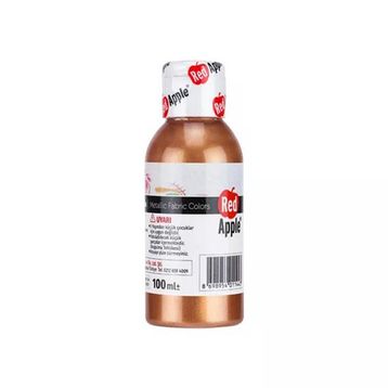 Red Apple Metalik Yaldız 100 ml Bakır Kumaş Boyası