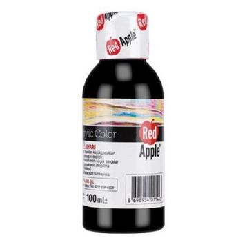 Red Apple RA110-16 Siyah 100 gr Akrilik Boya
