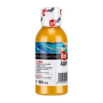 Red Apple RA110-78 Turuncu 100 gr Metalik Akrilik Boya