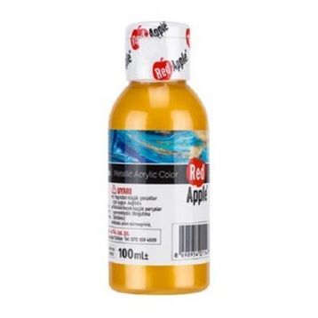 Red Apple RA110-78 Turuncu 100 gr Metalik Akrilik Boya