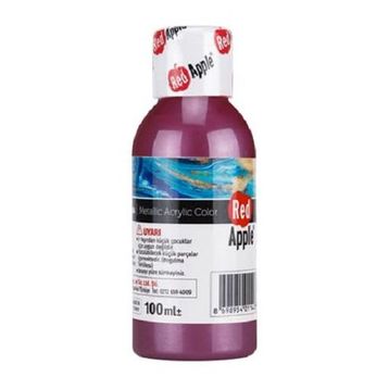 Red Apple RA110-79 Mor 100 gr Metalik Akrilik Boya