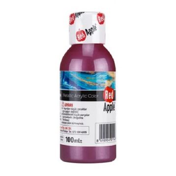 Red Apple RA110-79 Mor 100 gr Metalik Akrilik Boya