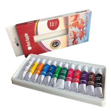 Red Apple Tüp 12 ml x 12 Renk RGT12 Guaj Boya
