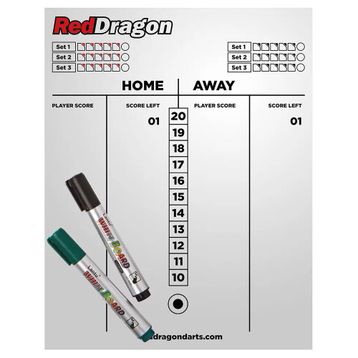 Red Dragon X0130 Dart Skorbordu