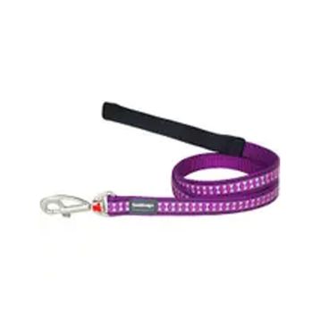 Reddingo Fosforlu Kemik Desenli 15 Mm Mor Uzatma Köpek Tasması
