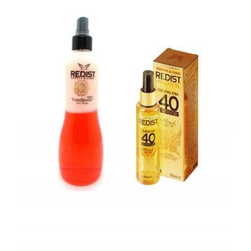 Redist 400 ml Fön Suyu Argan Yağlı+40 Bitki 150 ml Saç Bakım Yağı