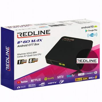 Redline IP-60 Max 4K 8 GB Android TV Box