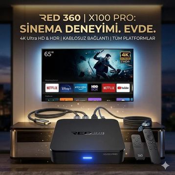 Redline RED360 X100 Pro 16 GB 4K Android TV Box