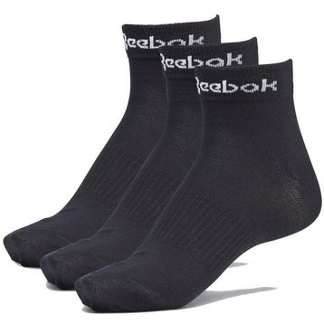 Reebok GH8166 Act Core Ankle Sock 3P Siyah Erkek Çorap