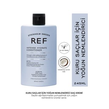 Ref Stockholm İntense Hydrate Conditioner 245 ml Kuru Saçlar Yoğun Nemlendirici Saç Bakım Kremi