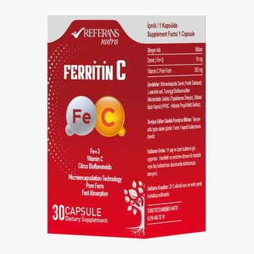 Referans Nutra Ferritin C 30 Kapsül