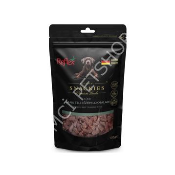 Reflex 170 gr Snackies Füme Dana Et Eğitim Lokma Kurutulmuş Et Köpek Ödülü