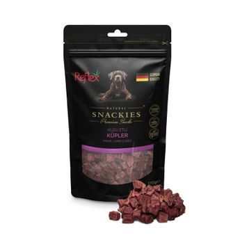 Reflex 170 gr Snackies Kuzu Et Küpleri Kurutulmuş Et Köpek Ödülü