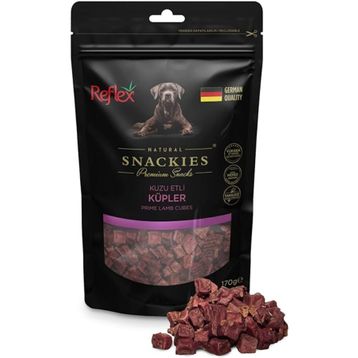 Reflex 170 gr Snackies Kuzu Et Küpleri Kurutulmuş Et Köpek Ödülü