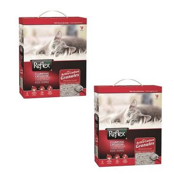 Reflex Aktif Karbon Granüllü Topaklanan 2x6 lt Kedi Kumu