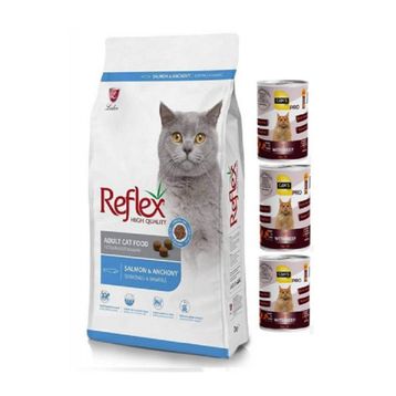 Reflex Cat 15 kg Somon ve Hamsi Balıklı Yetişkin Kedi Maması