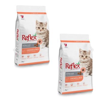 Reflex Kitten Tavuk Etli 2x2 kg Yavru Kedi Maması